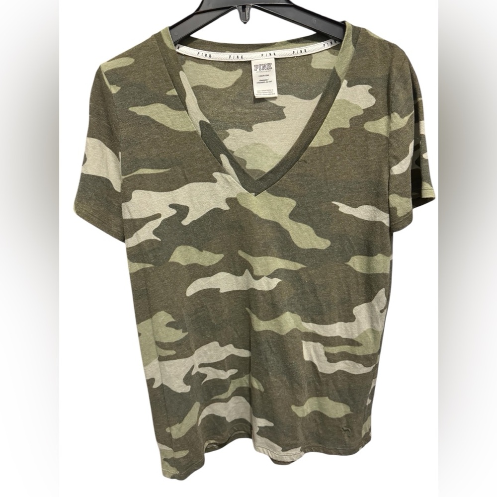 Euc sz L Victorias Secret PINK camouflage top